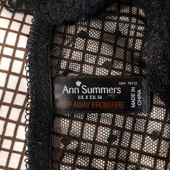 💥2 for 30💥 Ann Summers Black Lace Chemise - Picture 2 of 2